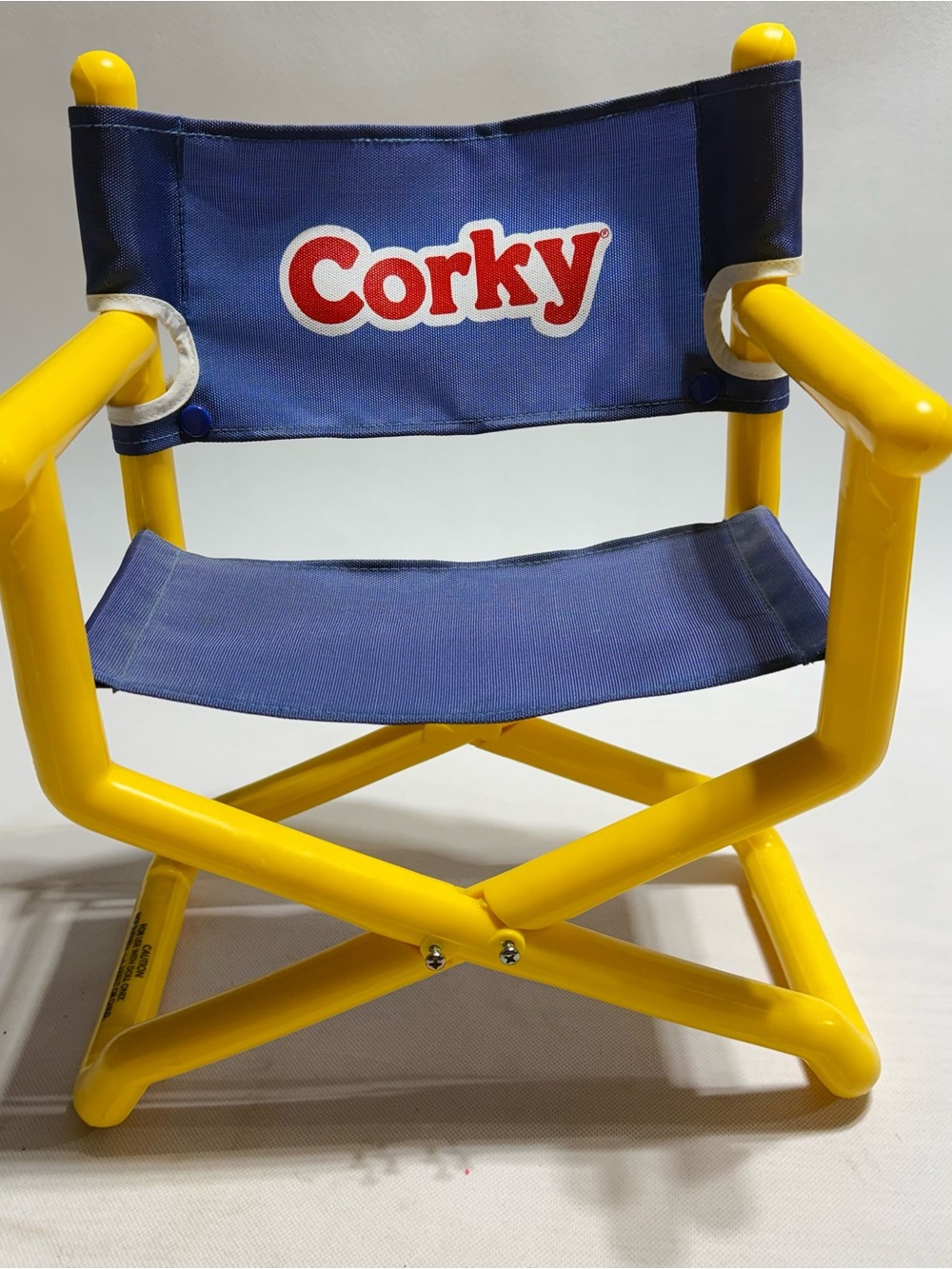 Vintage 1986 Playmates Corky Cricket’s Brother Doll Director Chair